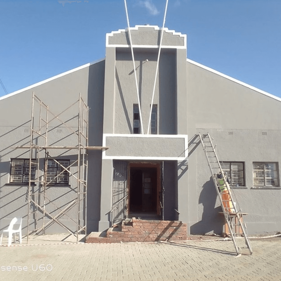 Renovating the community hall